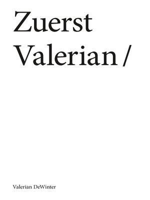 cover image of Zuerst Valerian
